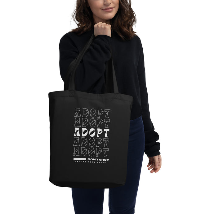 Adopt Don't Shop - Black Tote
