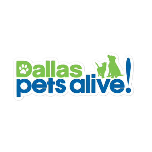 Dallas Pets Alive Logo Sticker
