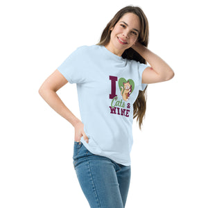 I Heart Cats & Wine Unisex Tee