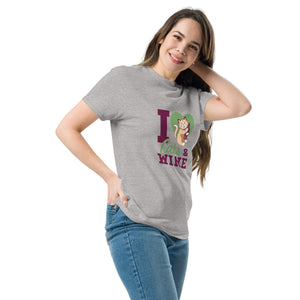 I Heart Cats & Wine Unisex Tee