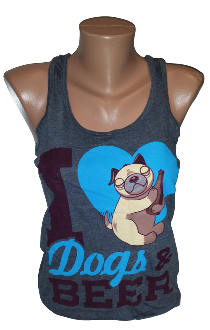 I ♡ Dogs & Beer Tank Top