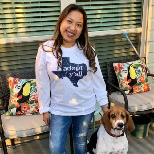 Adopt Y'all Texas Long Sleeve T-Shirt